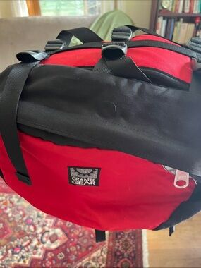 Granite Gear Red and Black Dog Backpack